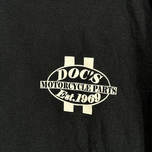DOCS MOTORCYCLE PARTS Shirt Adult 2XL ShovelHead PanHead Waterbury CT Harley - Picture 7 of 13